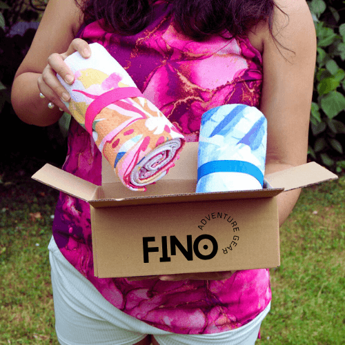 Versand- und Verpackungsfoto bei FiNo – plastikfrei & klimaneutral verschickt